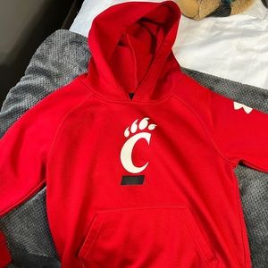 University of Cincinnati youth under armour hoodie